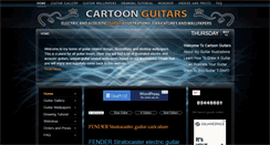 Desktop Screenshot of cartoon-guitars.com